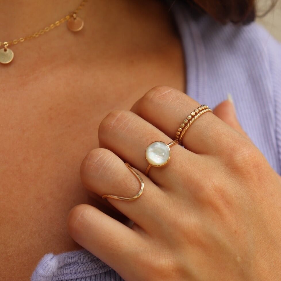 Mother of Pearl ring