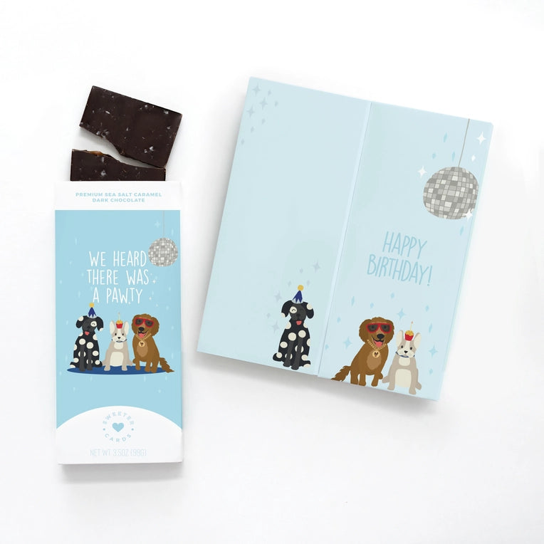 Chocolate Card - Pawty