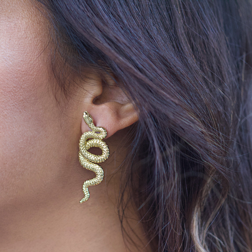 Serpent earrings