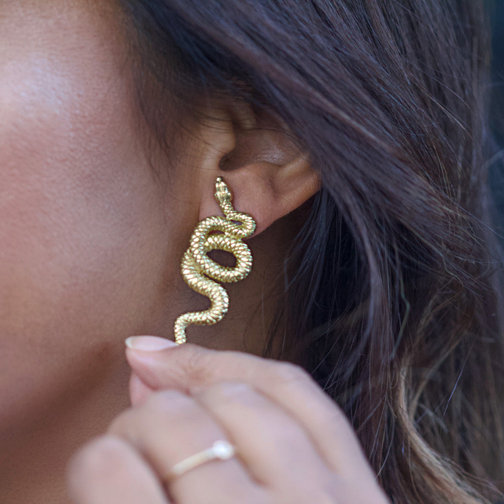 Serpent earrings