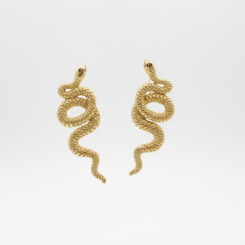 Serpent earrings