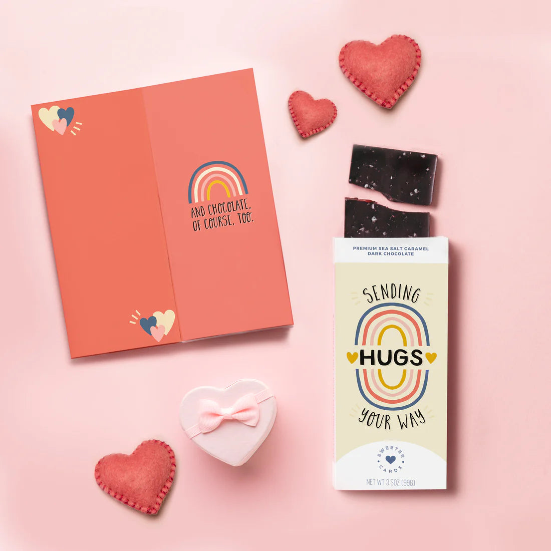 Chocolate card - Sending Hugs