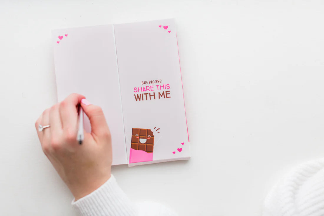 Chocolate Card - Love you