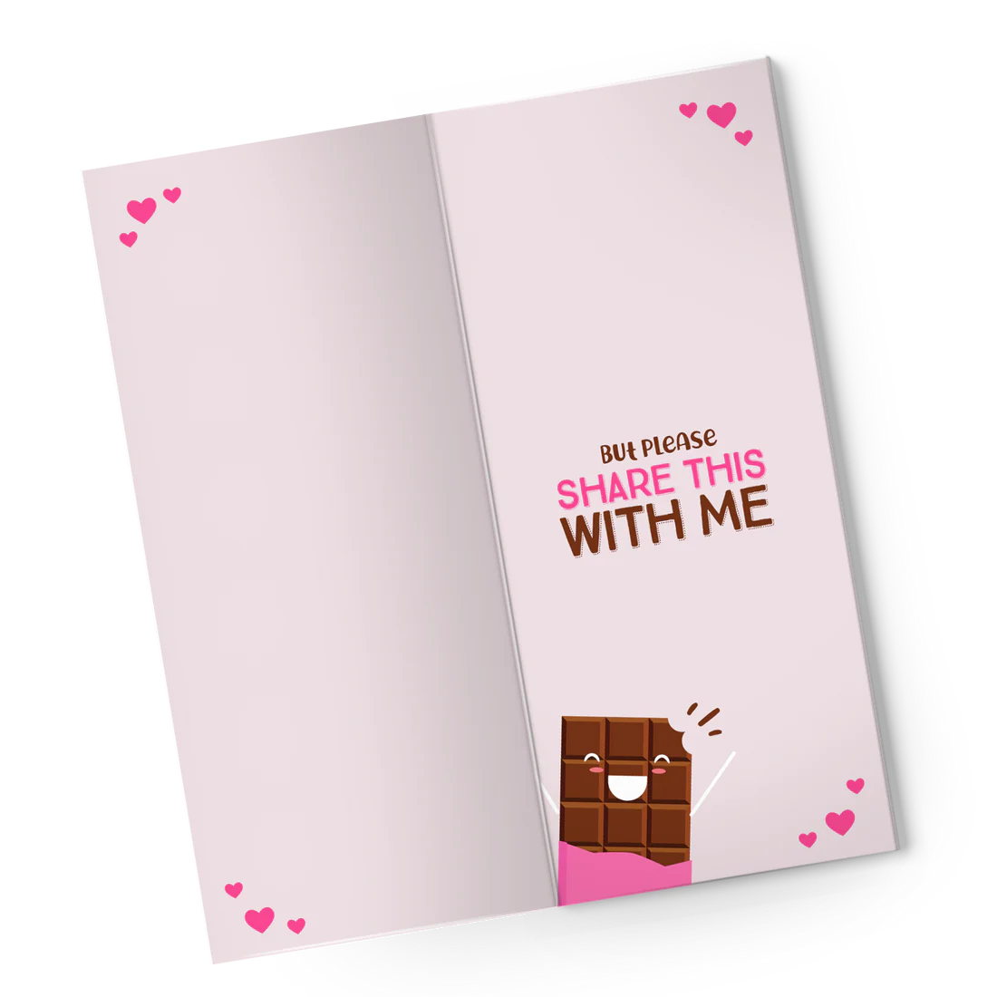 Chocolate Card - Love you