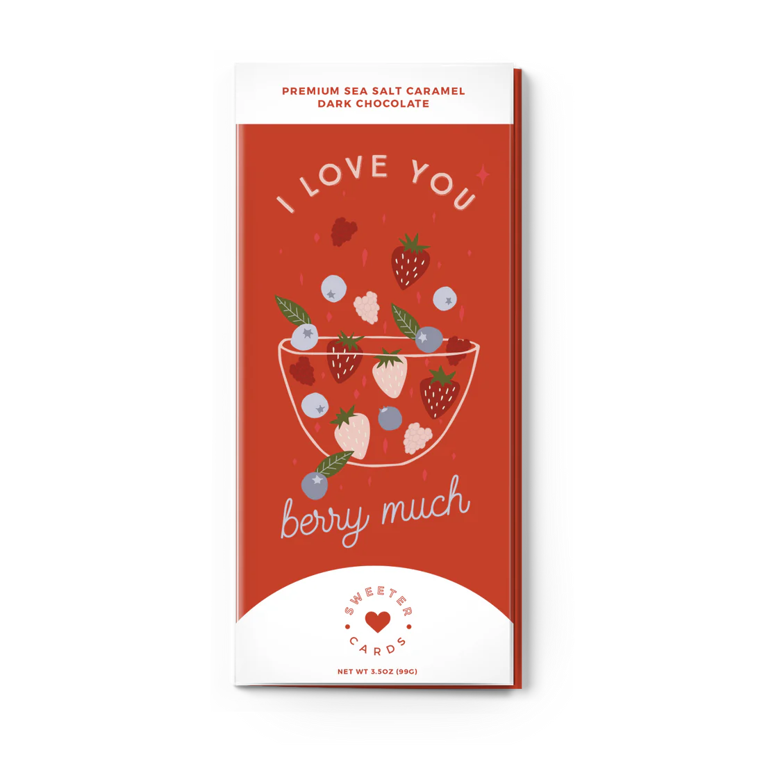 Chocolate card - I love you