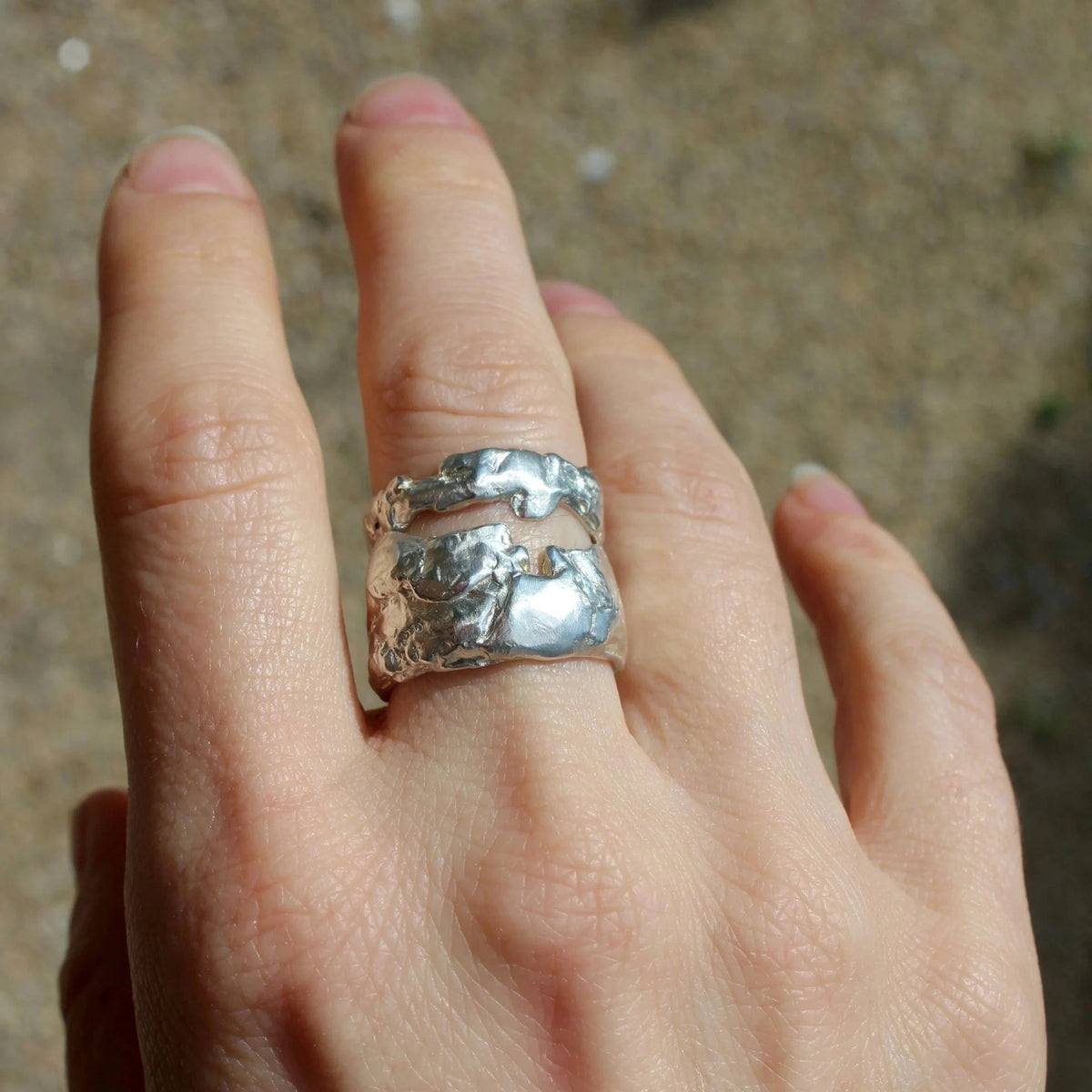 Thalia free form ring lg