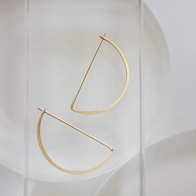 Crescent earrings