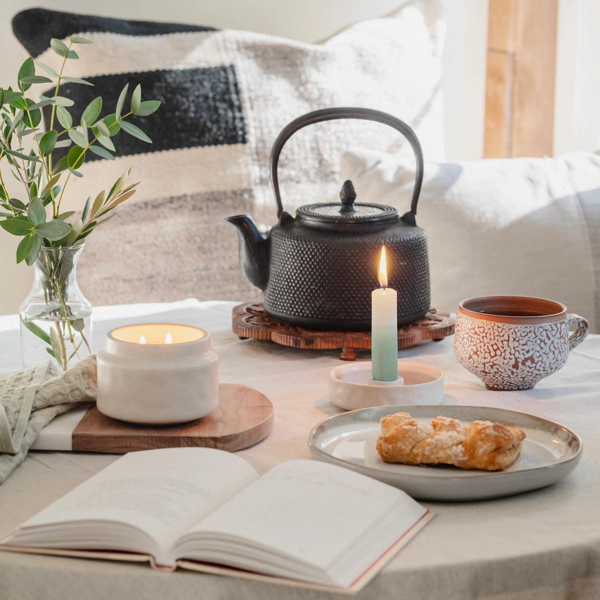 Mindfull taper candle