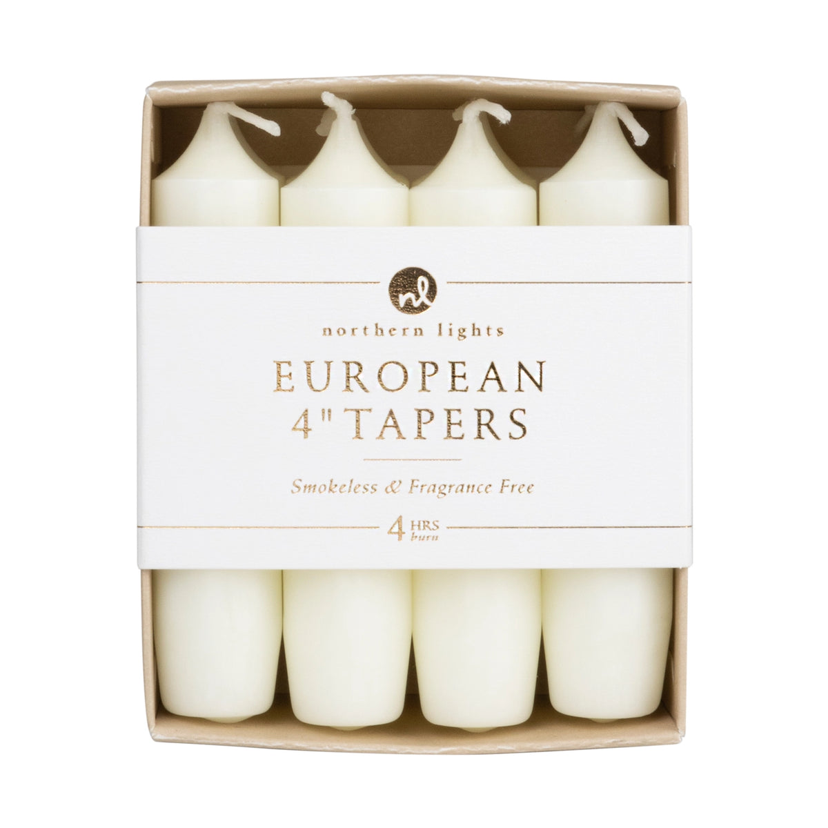 4" Taper Candles 8pk