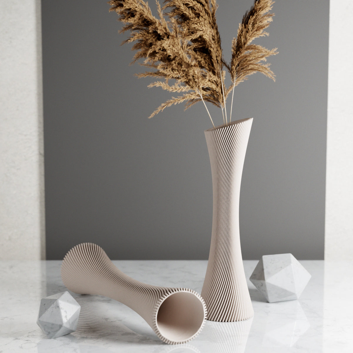 Spiral Rose Vase
