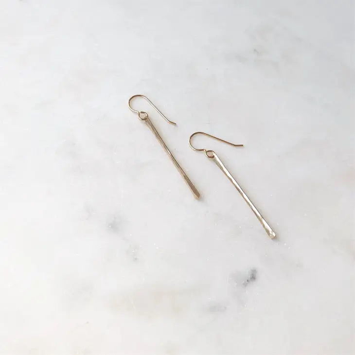 Mini matchstick earrings
