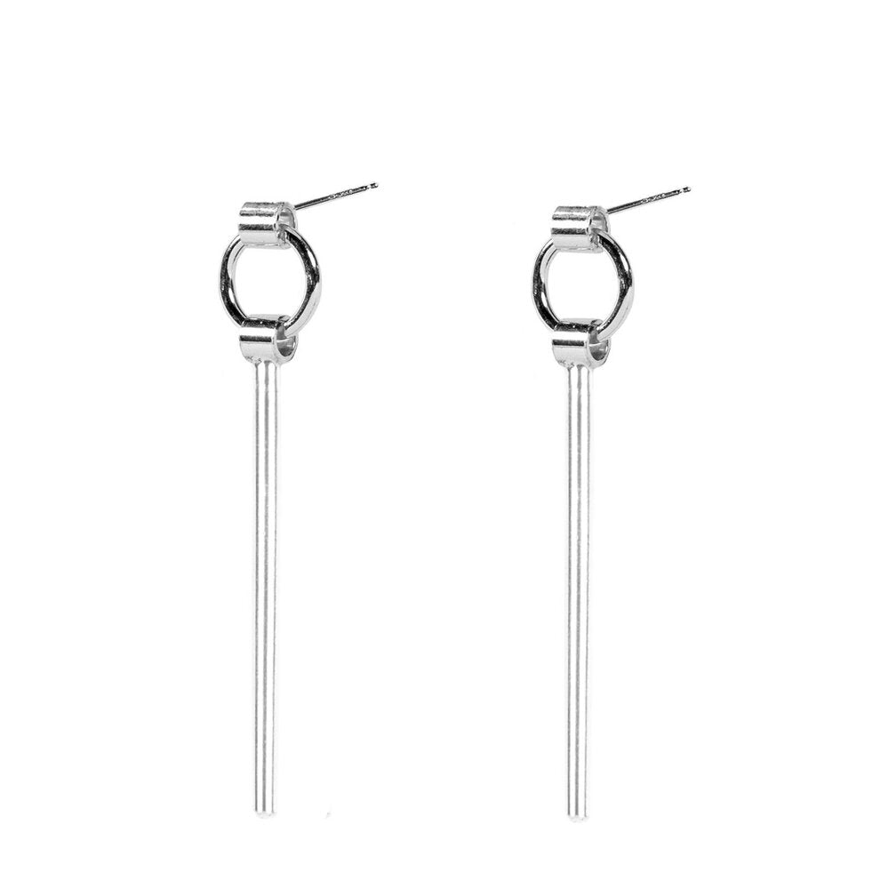 Orbit drop earrings